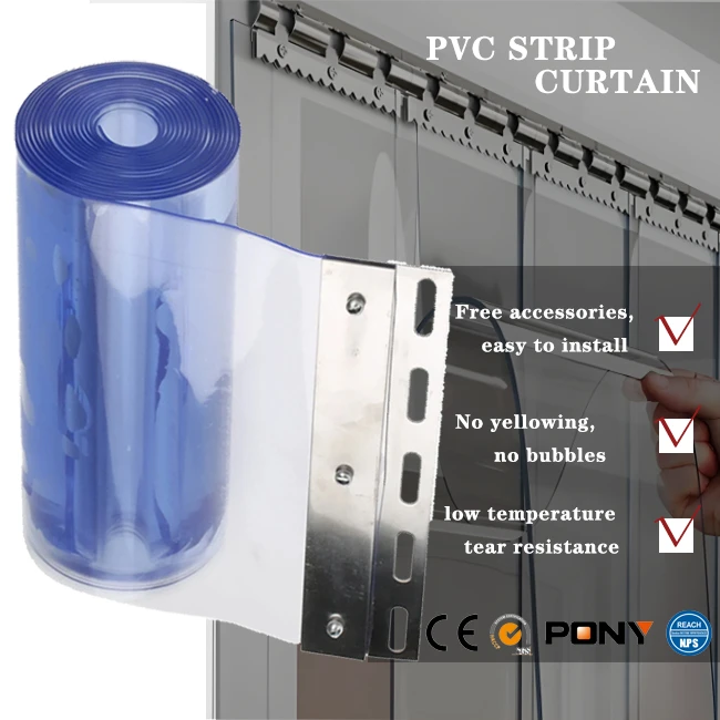 how to install pvc strip curtains